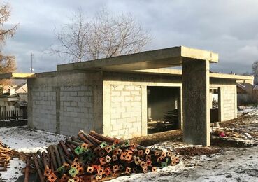 Гараж монолитный 105 кв. м.